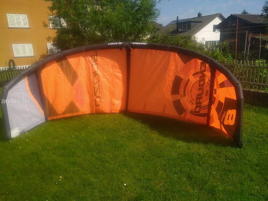 Ozone Aquilone: Ozone Enduro V2 8qm Fr. 300.- – Usato da Affoltern am Albis venduto da ab-z