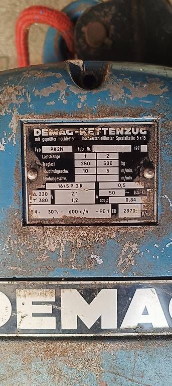 Mehrzweckzüge: Kettenzug Demag – Gebraucht aus Ried (Frutigen) von Smu5513 1