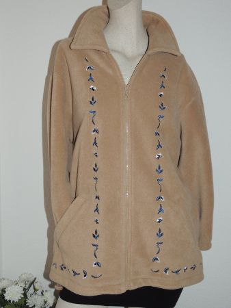 SCHÖNE FLEECE-JACKE "DAMART" NEUPREIS 129 CHF NEU 40