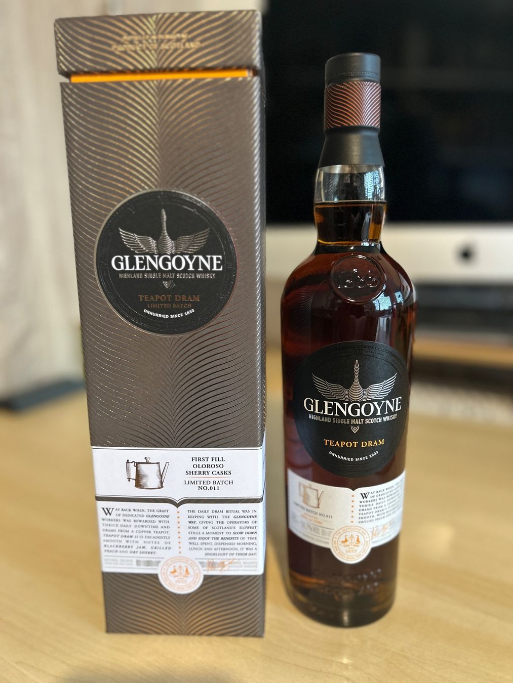 Glengoyne Bevande alcoliche: Glengoyne Teapot-Dram Batch Nr. 11, Nr 803/3000 Single Malt – Nuovo e nell'imballaggio originale da Bertschikon (Gossau ZH) venduto da Dany1486