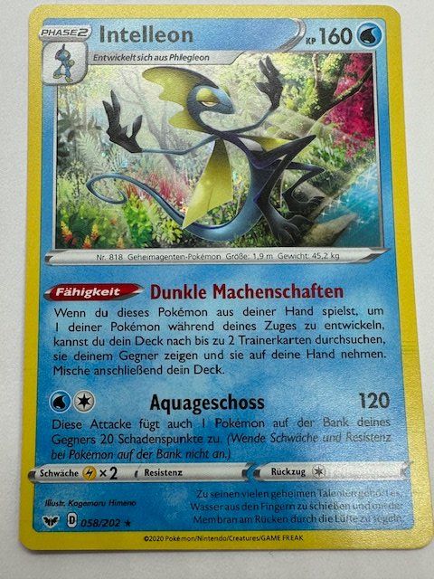Pokémon Carte collezionabili: Intelleon - Holo – Nuovo (secondo la descrizione) da Nussbaumen AG venduto da Pika-Shop