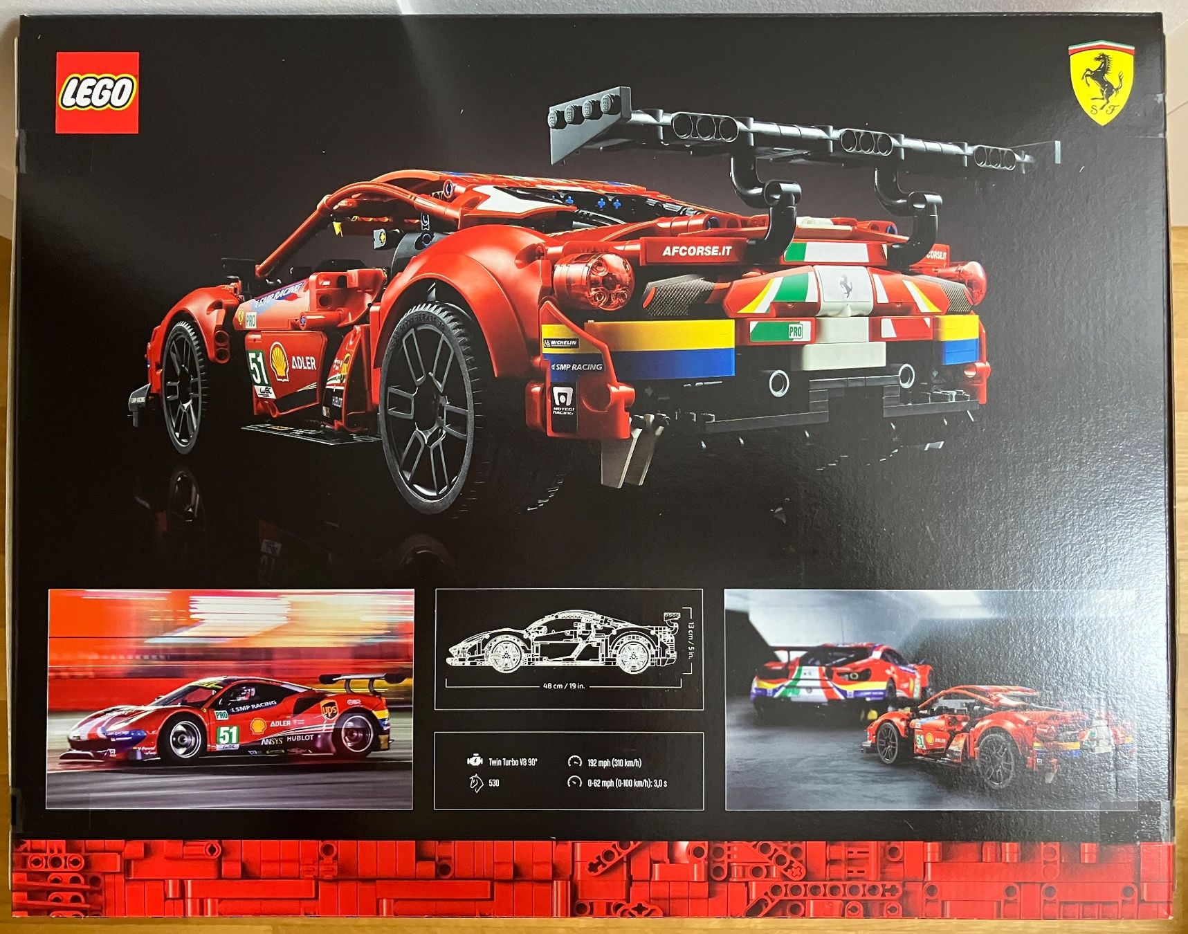 Lego Kit di costruzioni: Lego Technic Ferrari 488 GTE 42125 – Nuovo e nell'imballaggio originale da CHENE-BOUGERIES venduto da homeswisshome 3