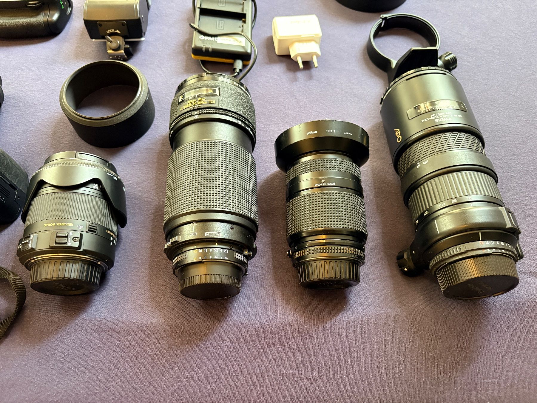 Nikon Kamera: Nikon D7100 mit 5 Objektiven, Akkugriff und Blitz – Gebraucht aus Wittenbach von mal_ll8g 7