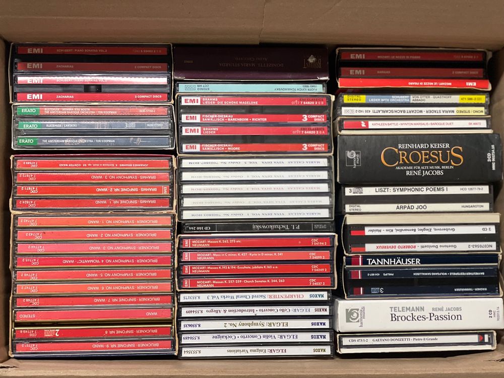 60 mehr Klassik CDs Sammlung Box Set Bach Mozart Brahms Top (Gebraucht ...