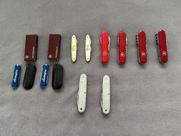 Grosses LOT Sackmesser Militärmesser VICTORINOX ELINOX 10 St