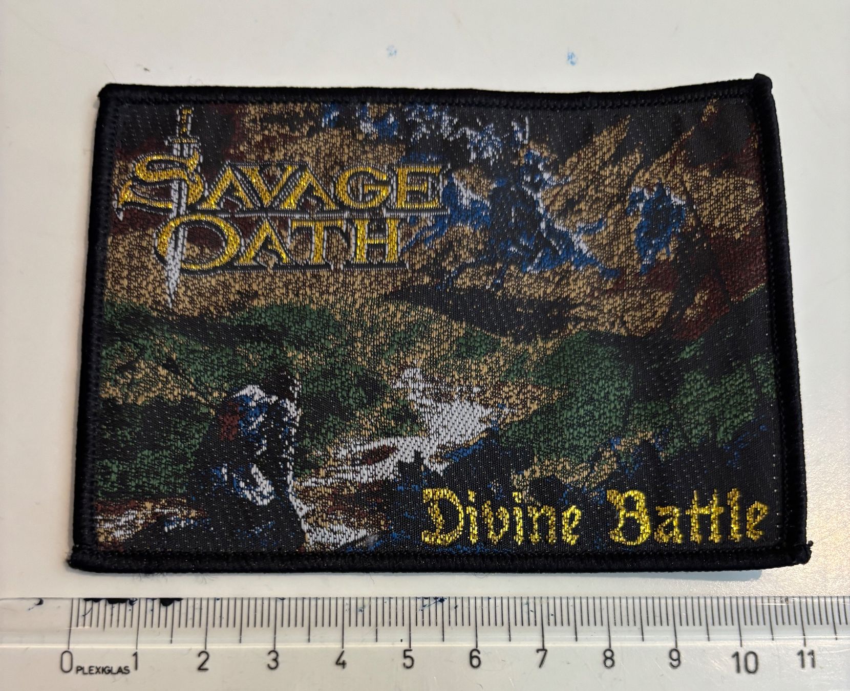 Toppe: SAVAGE OATH Patch Aufnäher Heavy Metal – Usato da Egg b. Zürich venduto da superman1975