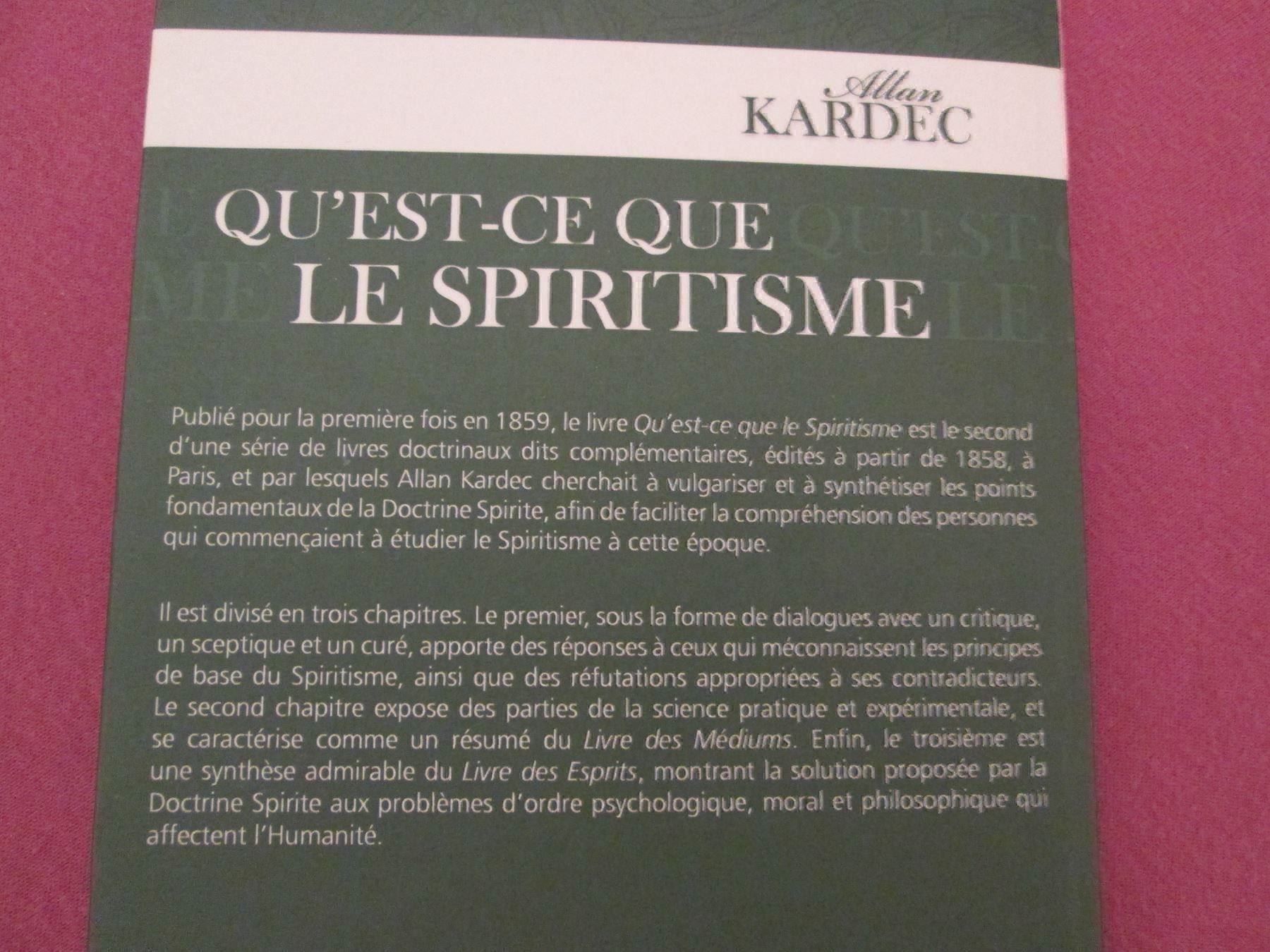 Bücher: Qu'est-ce que le spiritisme – Gebraucht aus Neuchâtel von Dualseele 2