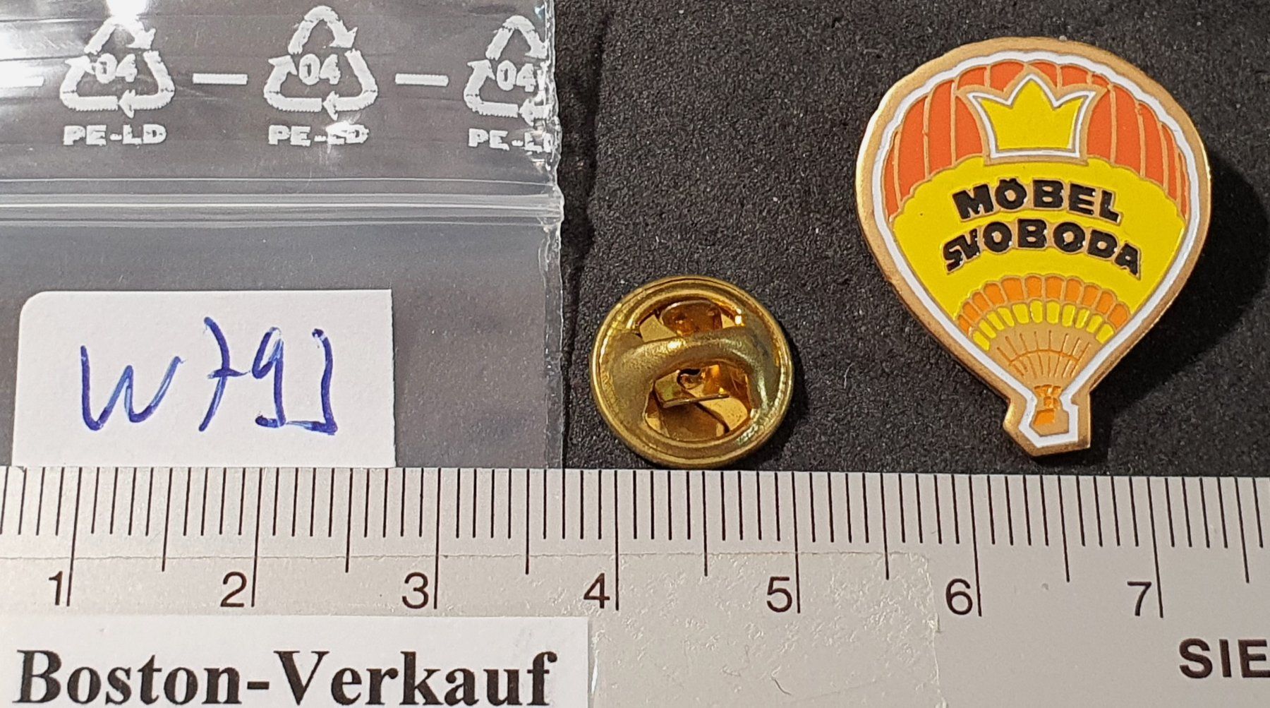 Placchette & Badge: W793 - Pin Ballon Möbel SVOBODA – Usato da Reinach BL venduto da Boston-Verkauf 1