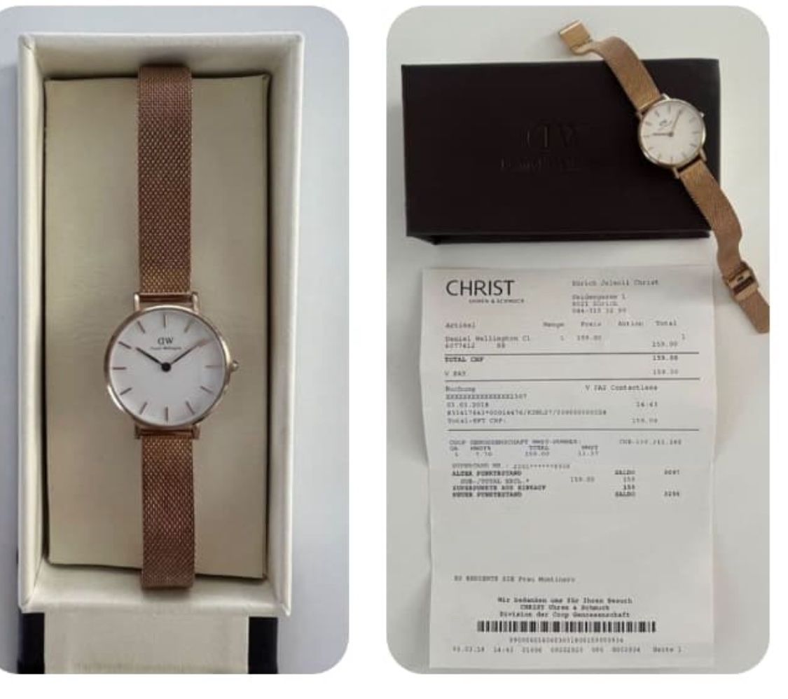 Daniel Wellington Orologi: Uhr Daniel Wellington Petite Melrose 28mm – Usato da Chur venduto da carmelina_
