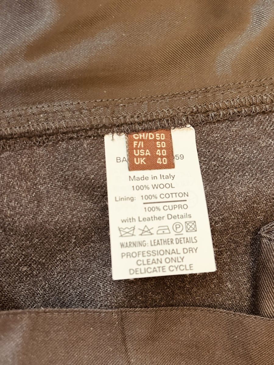 Bally Hosen: Hose BALLY, dunkelgrau, Gr. 50  – Neu (gemäss Beschreibung) aus Bolligen von Atelier17.design 2
