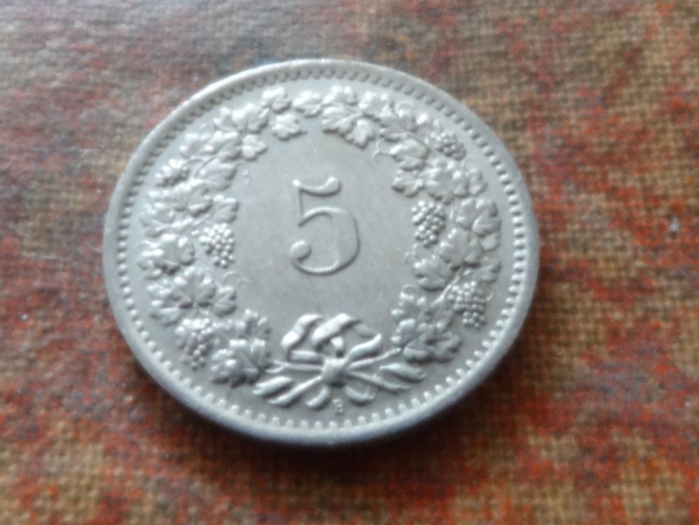 Tutti le monete: 5 Rp. 1969  (C) – Usato da Romanel-sur-Lausanne venduto da Swift13 1