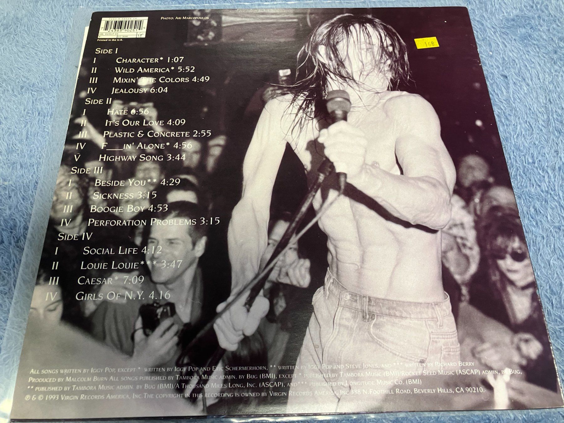 Dischi in vinile: Iggy Pop – Usato da Aarwangen venduto da Jukebox3 3