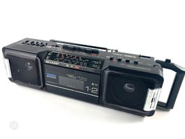 Sharp TWIN WQ-T282H Ghettoblaster Boombox Vintage Radio