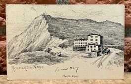 1901 Kunst AK - ROCHERS DE NAYE - Bahnstation