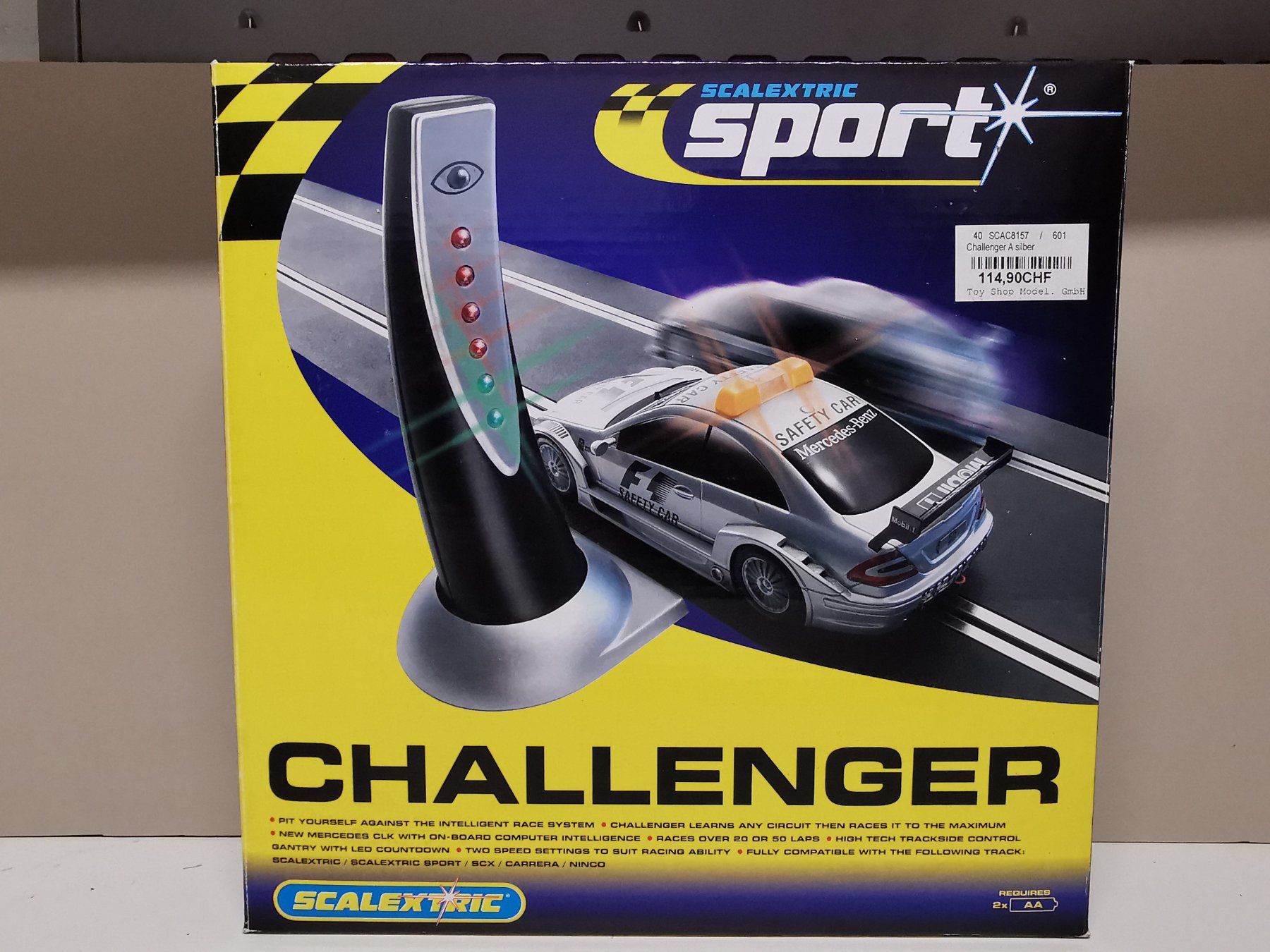 Piste: selbst lernendes Pace/Ghostcar, Carrera, Scalextric, Ninco – Nuovo e nell'imballaggio originale da Winterthur venduto da Lonpos1