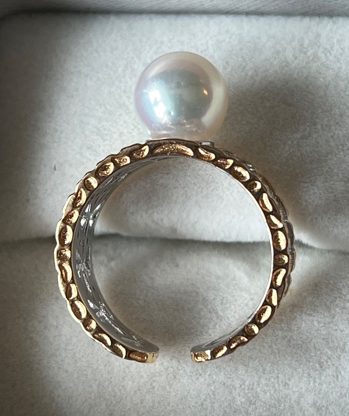 Anelli: Silberring 925 mit echter Akoyaperle 8.5 mm – Nuovo (secondo la descrizione) da Bern venduto da Steinfieber 2