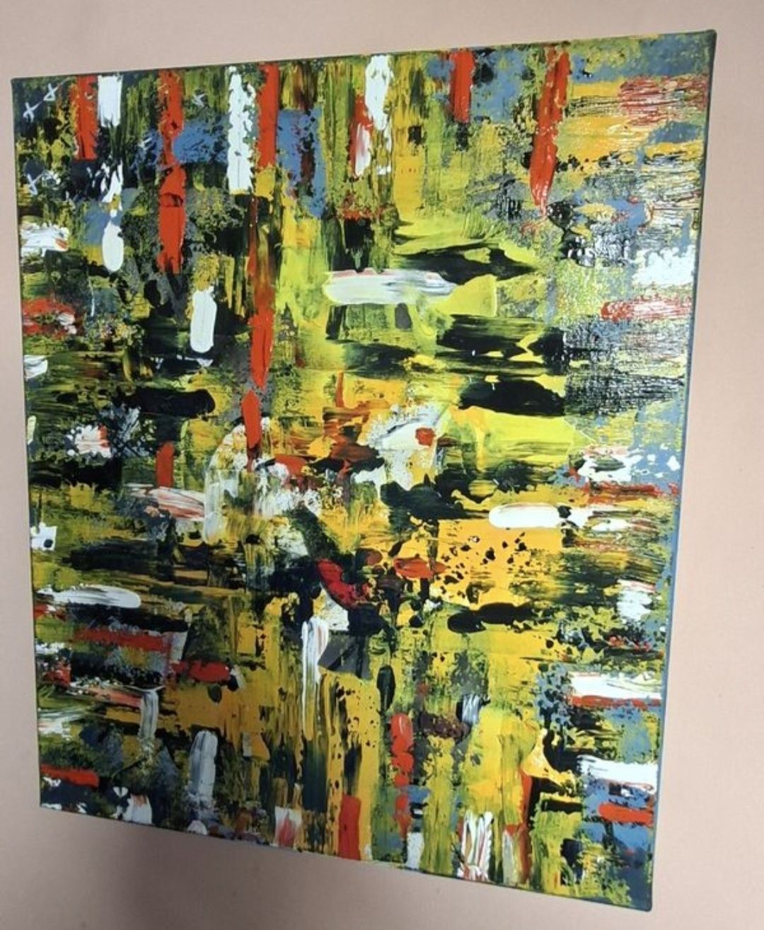 Tableaux: Originales abstraktes Gemälde, handgemalt,50×60 – Neuf (Voir description) à Riehen par Steinbock1970 3