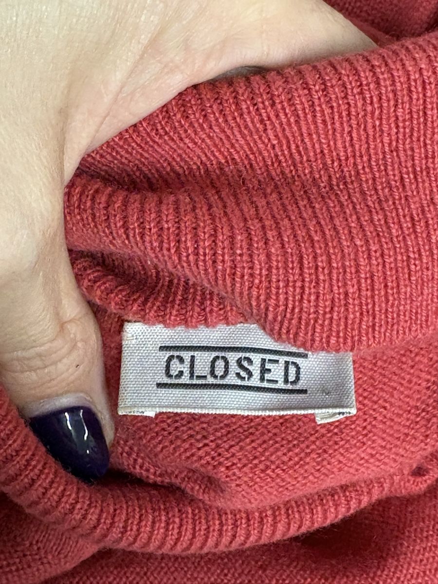 Closed Maglioni & Felpe: CLOSED Kaschmir Rollkragenpullover Gr. S Rot himbeer – Nuovo (secondo la descrizione) da Regensdorf venduto da secondchancefashion 4