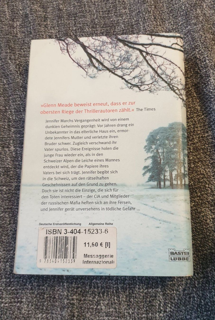 Libri: Glenn Meade: Projekt Wintermond – Usato da Füllinsdorf venduto da Sunnebliemli7 1