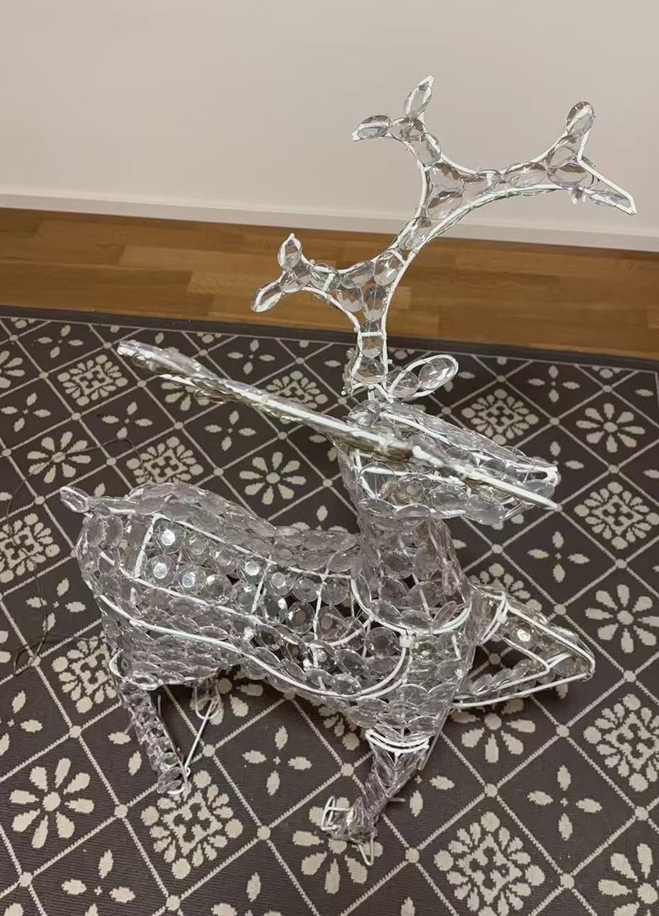 Alle Dekorationen: LED Hirsch Weihnachten Deko beleuchtet – Gebraucht aus Niederweningen von zw4_s78j