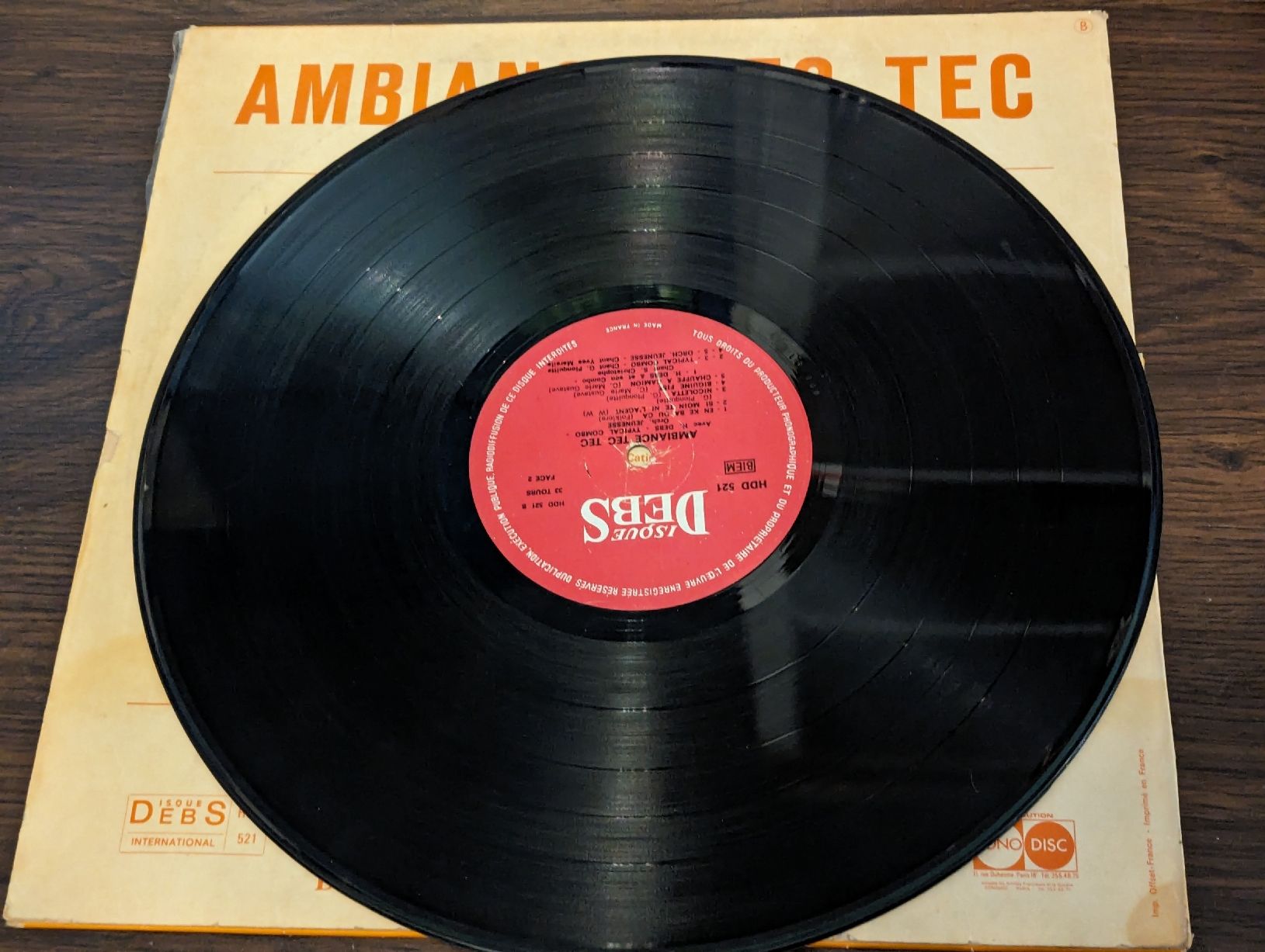 Dischi in vinile: LP Ambiance Tec Tec – Usato da Baden venduto da swiss-alps 2