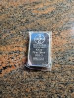 UBS Feinsilber 100g 999.0 Barren - Union Bank Schweiz
