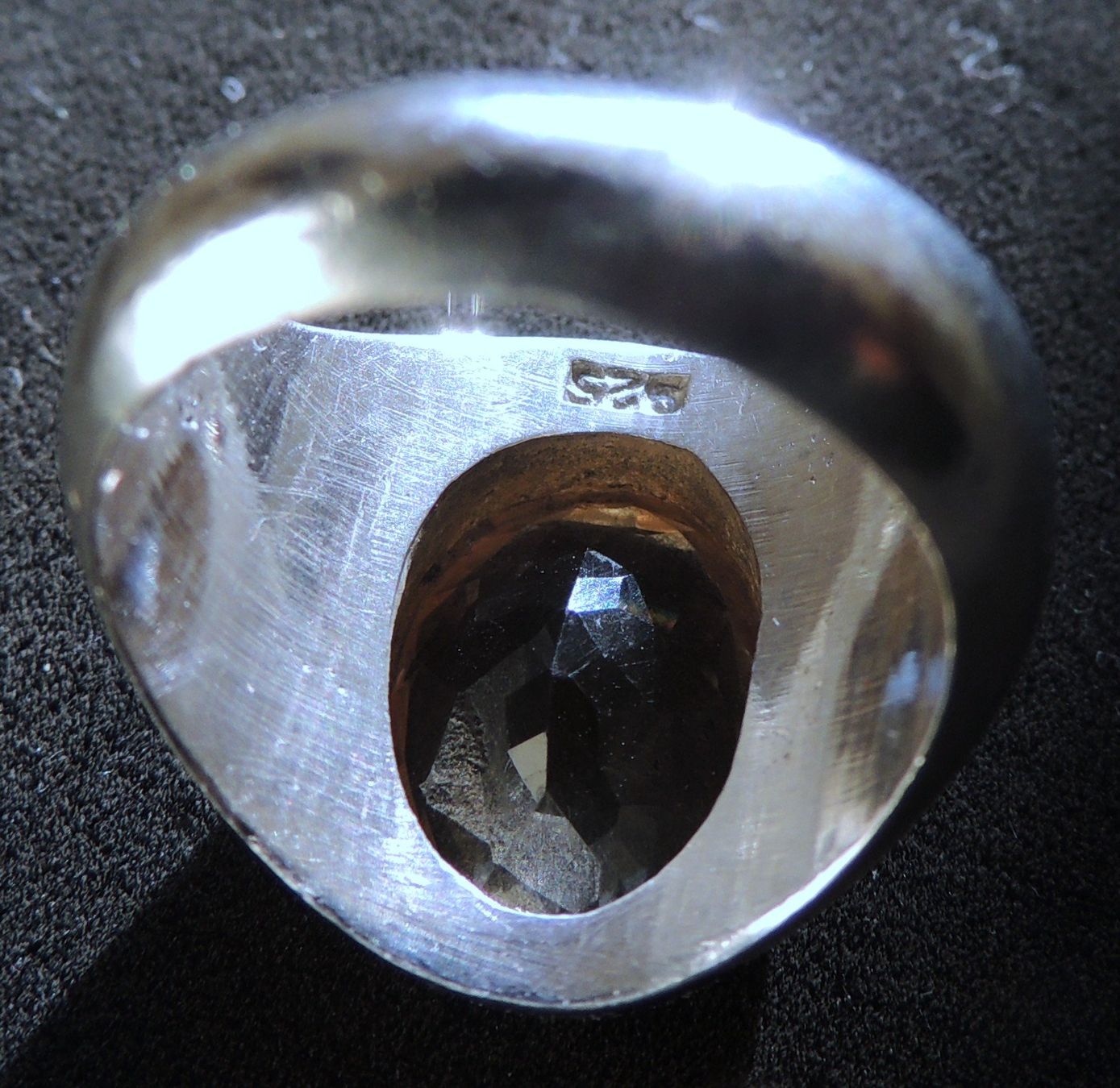 Anelli: Citrin Silber 925 Fingerring Gr. 59 – Usato da Waldenburg venduto da schaller707 5