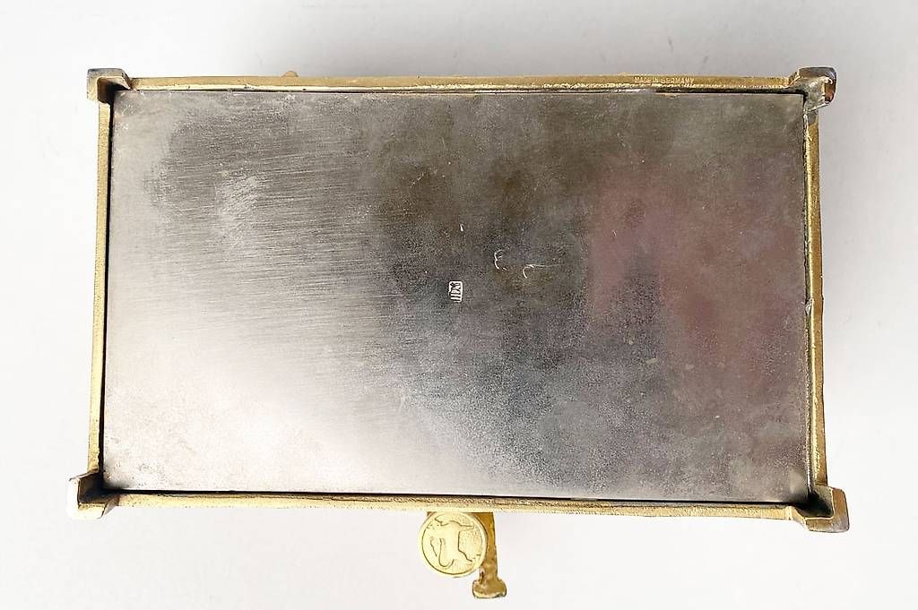 Barattoli: Leykauf Schmuck Schatulle, rechteckig Metall – Usato da Ballwil venduto da ClassicGallery 4