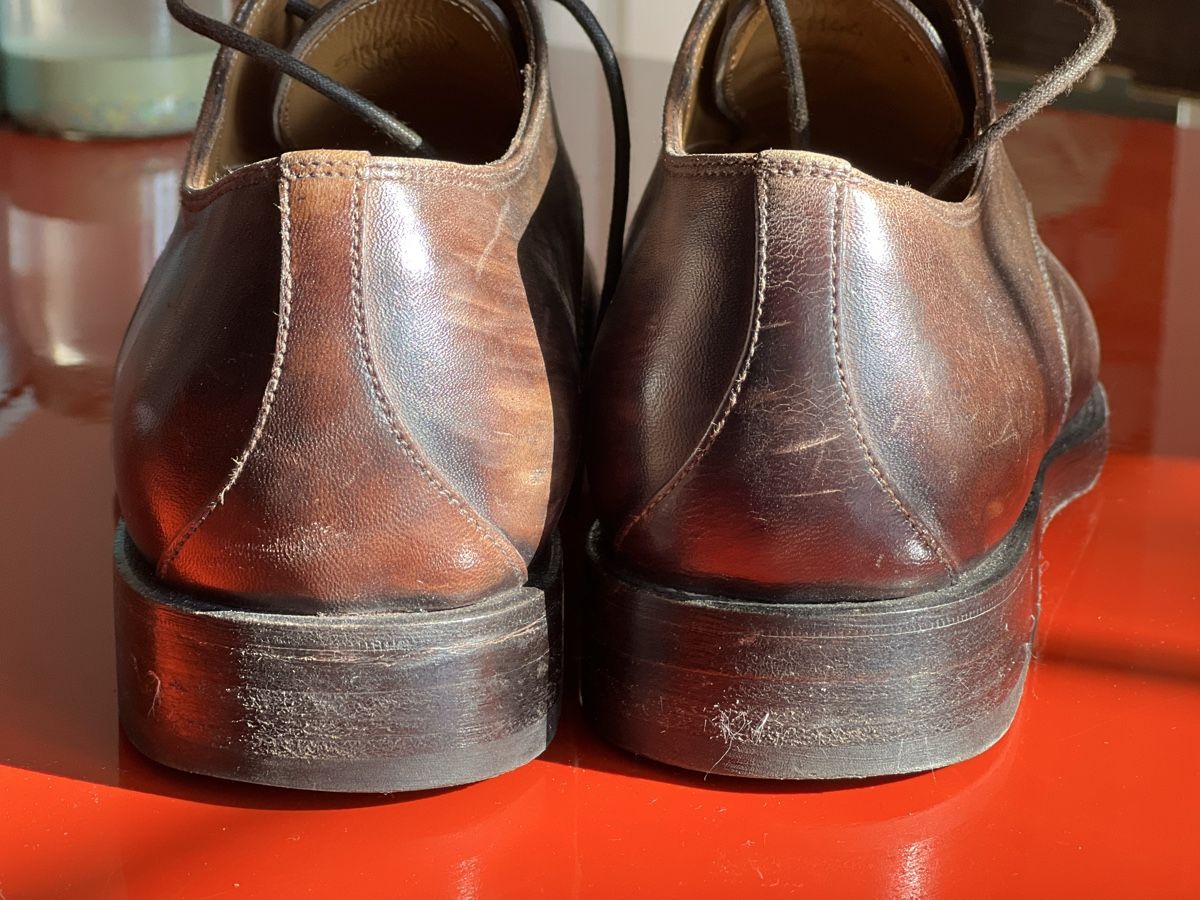 Benci Brothers Scarpe da uomo: Benci Brothers leather cap toe shoes – Usato da Luzern venduto da _Nik. 2