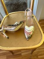 Slingpumps Gold Leder  EssenceMENBUR KADEWE Berlin
