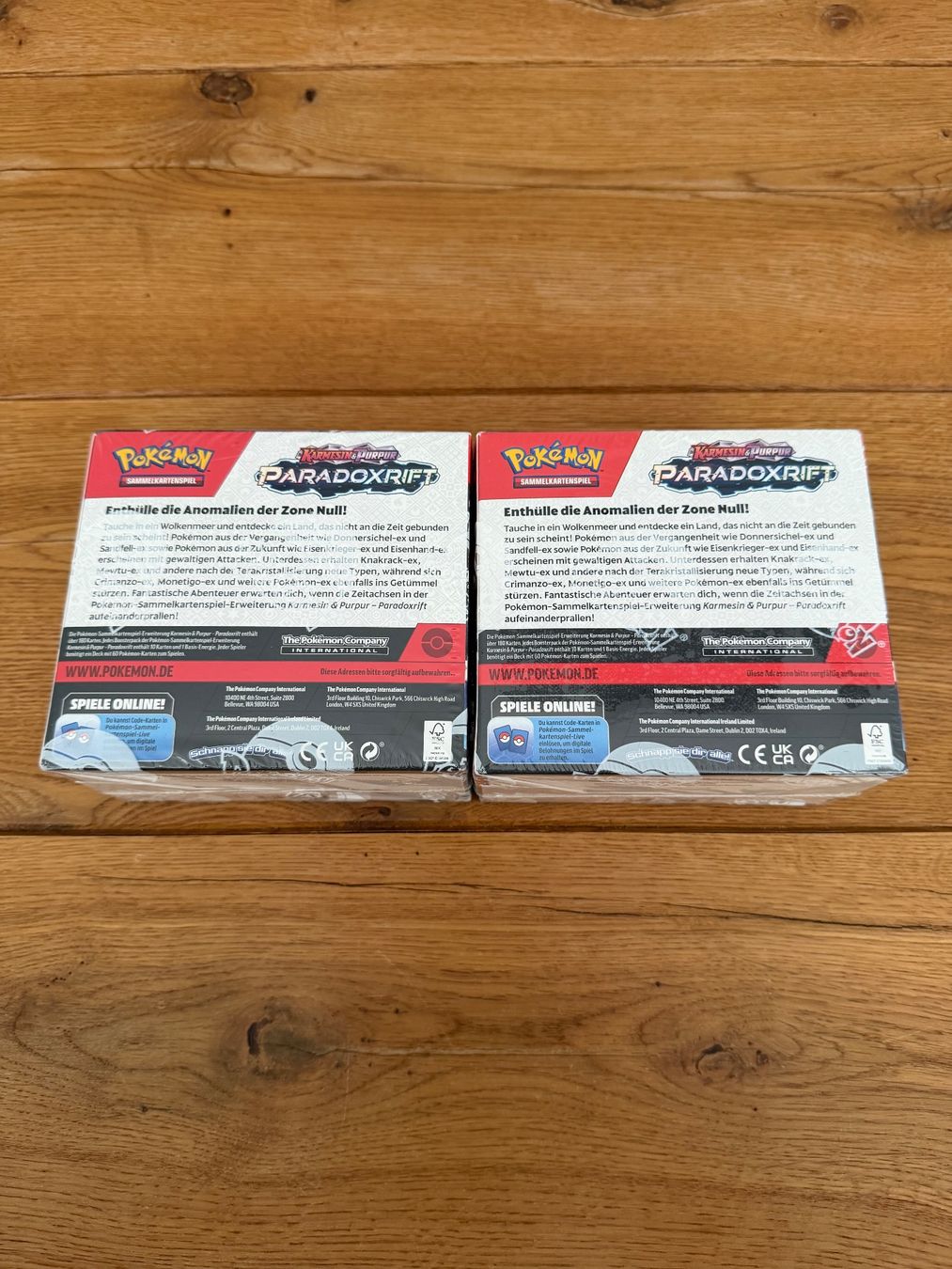 Pokémon Cartes à collectionner: 2x Pokemon Paradox Rift Display Deutsch – Neuf avec emballage d'origine à Amriswil par AlpAde_ 2