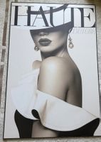 Grosses Bild Wandbild “Haute Couture”, schwarzweiss