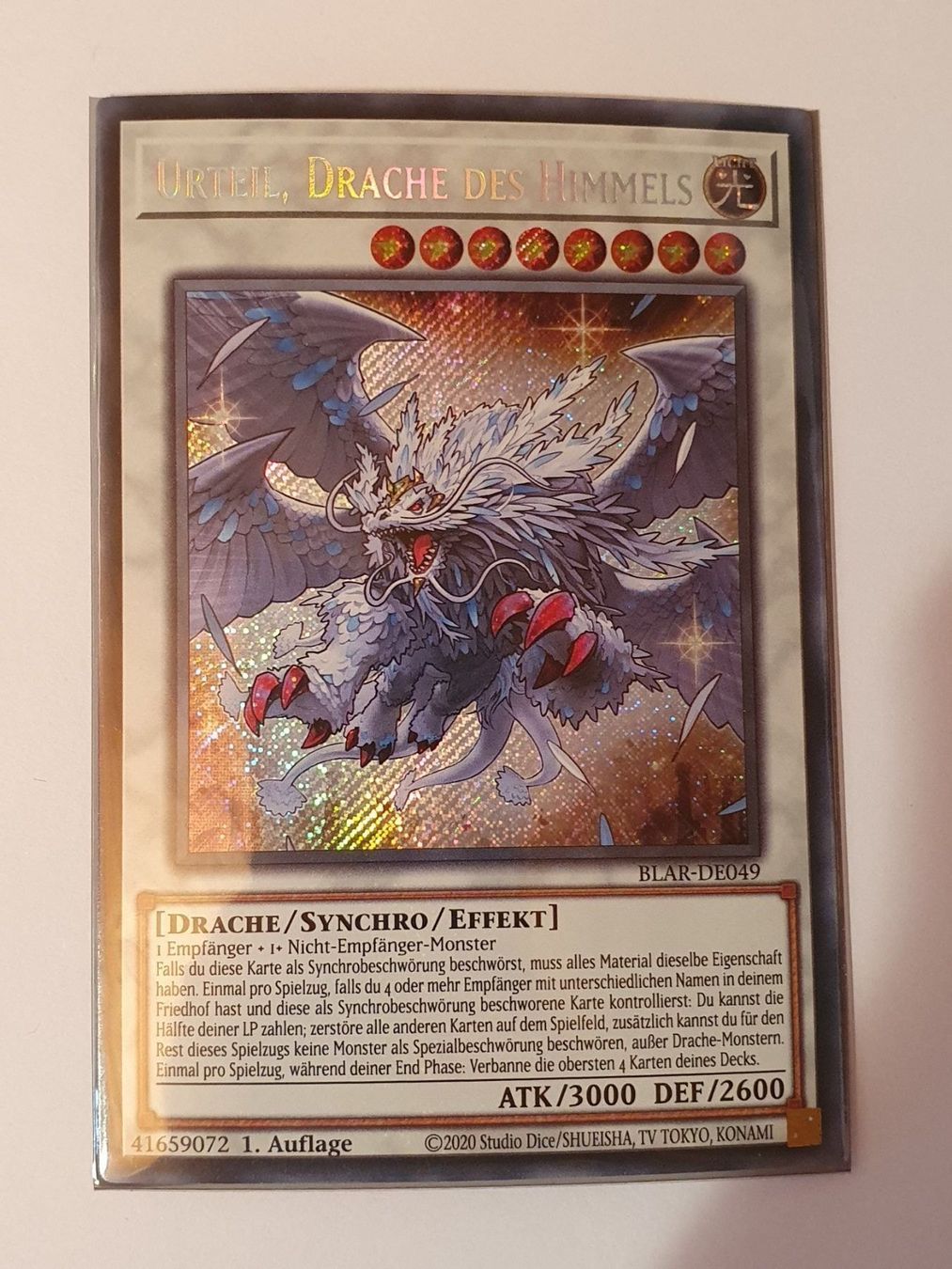 Yugioh Sammelbilder & Trading cards: Yugioh Urteil Drache des Himmels TCG – Gebraucht aus Oberdorf BL von BaldenEagle
