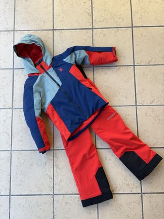 Skianzug Spyder mehrfarbig, Jacke 10, Hose 12