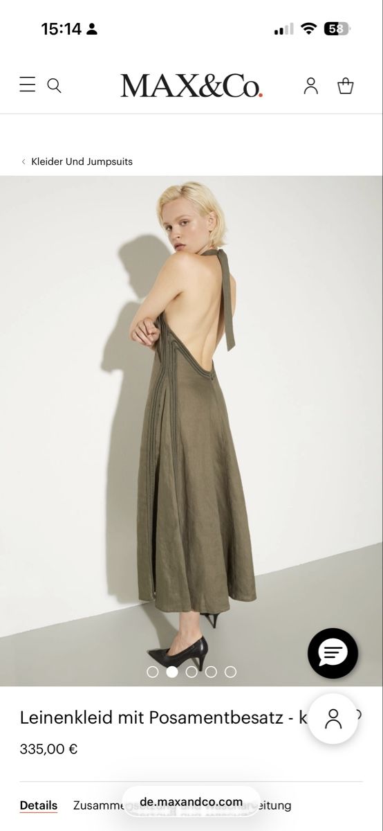 Max Mara Robes: Sommerkleid Max Mara – Neuf (Voir description) à Basel par Vintage-133 1