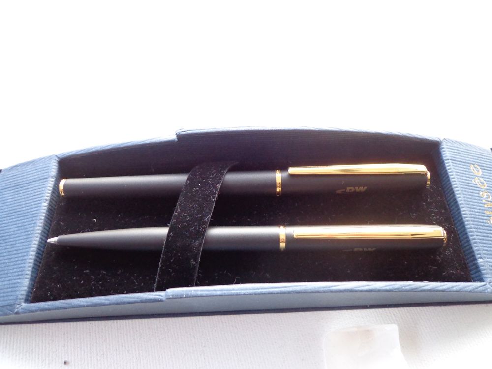 Pelikan Ineo Elements Füllhalter & Kugelschreiber Set Mit Gravur - Premium Schreibset In Silber