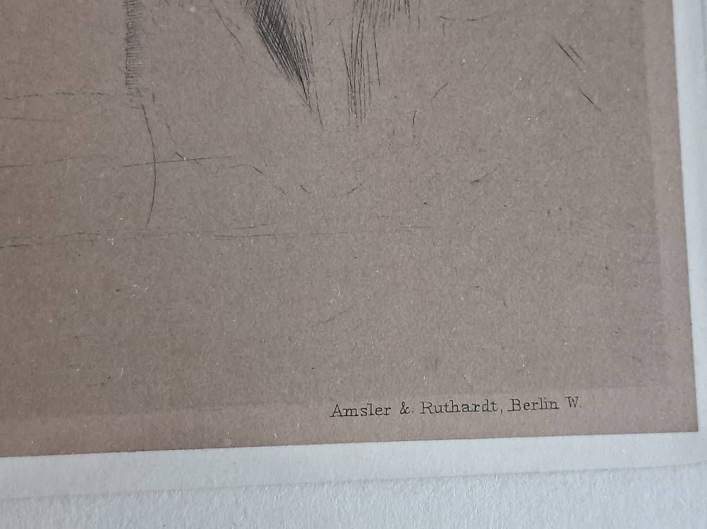 Dipinti: Radierung von Karl Stauffer-Bern – Usato da Wabern venduto da amo_pp26 2