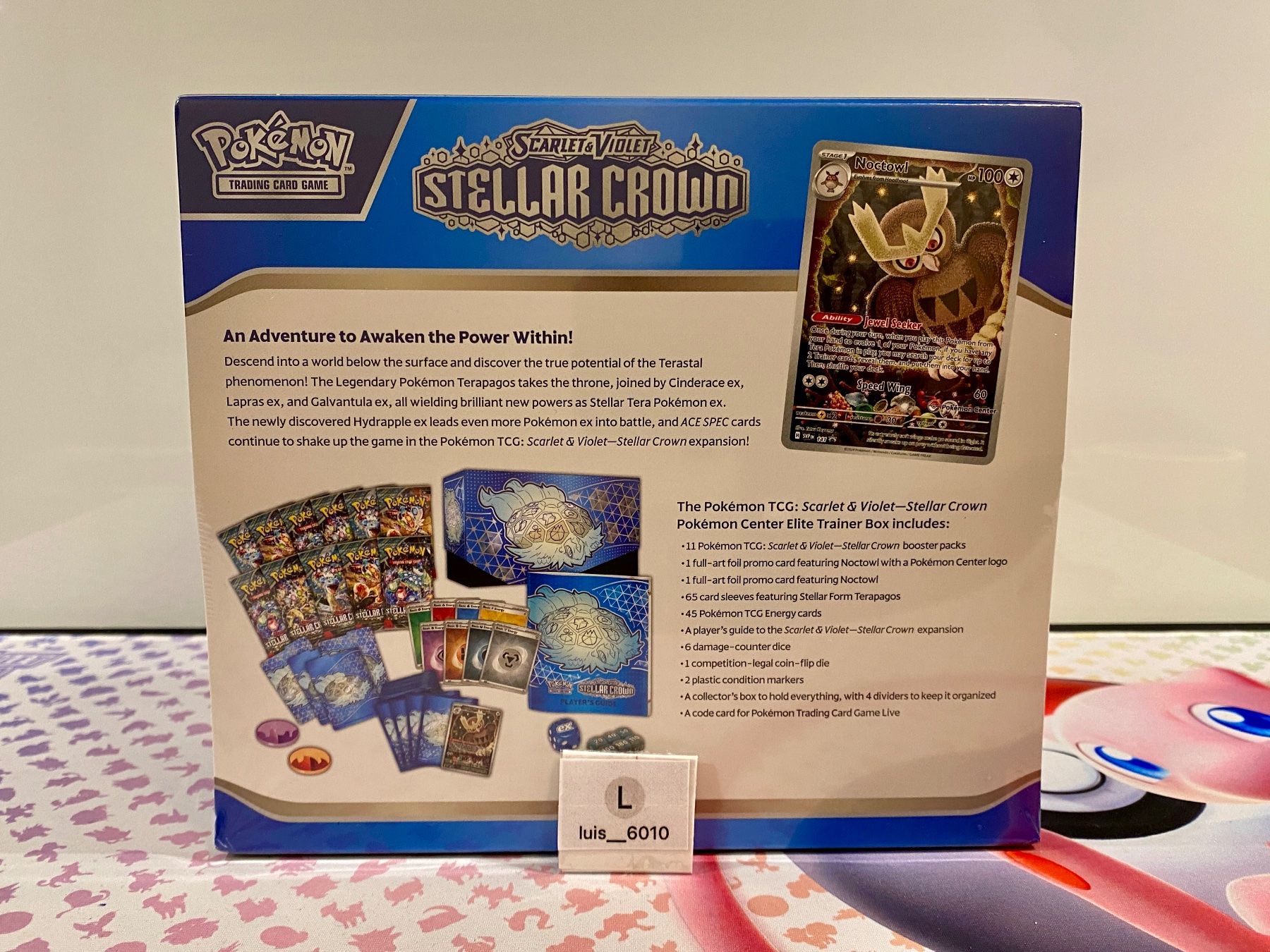 Pokémon Sammelbilder & Trading cards: Stellar Crown Pokémon Center Elite Trainer Box Sealed – Neu (gemäss Beschreibung) aus Kriens von luis__6010 1