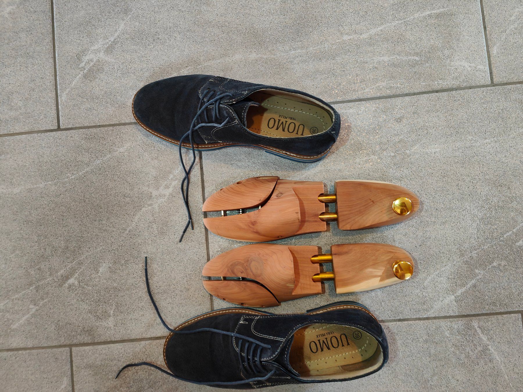 Scarpe da uomo: Herrenschuh Wildleder Uomo Gr. 39 – Usato da Mels venduto da velo-city 1
