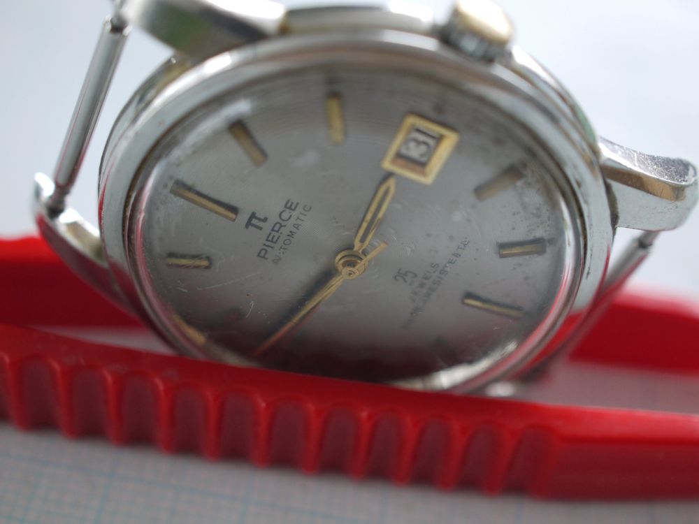 Pierce Swiss Automatic 35mm 25 Jewels Cal.2452 funktioniert (Gebraucht ...