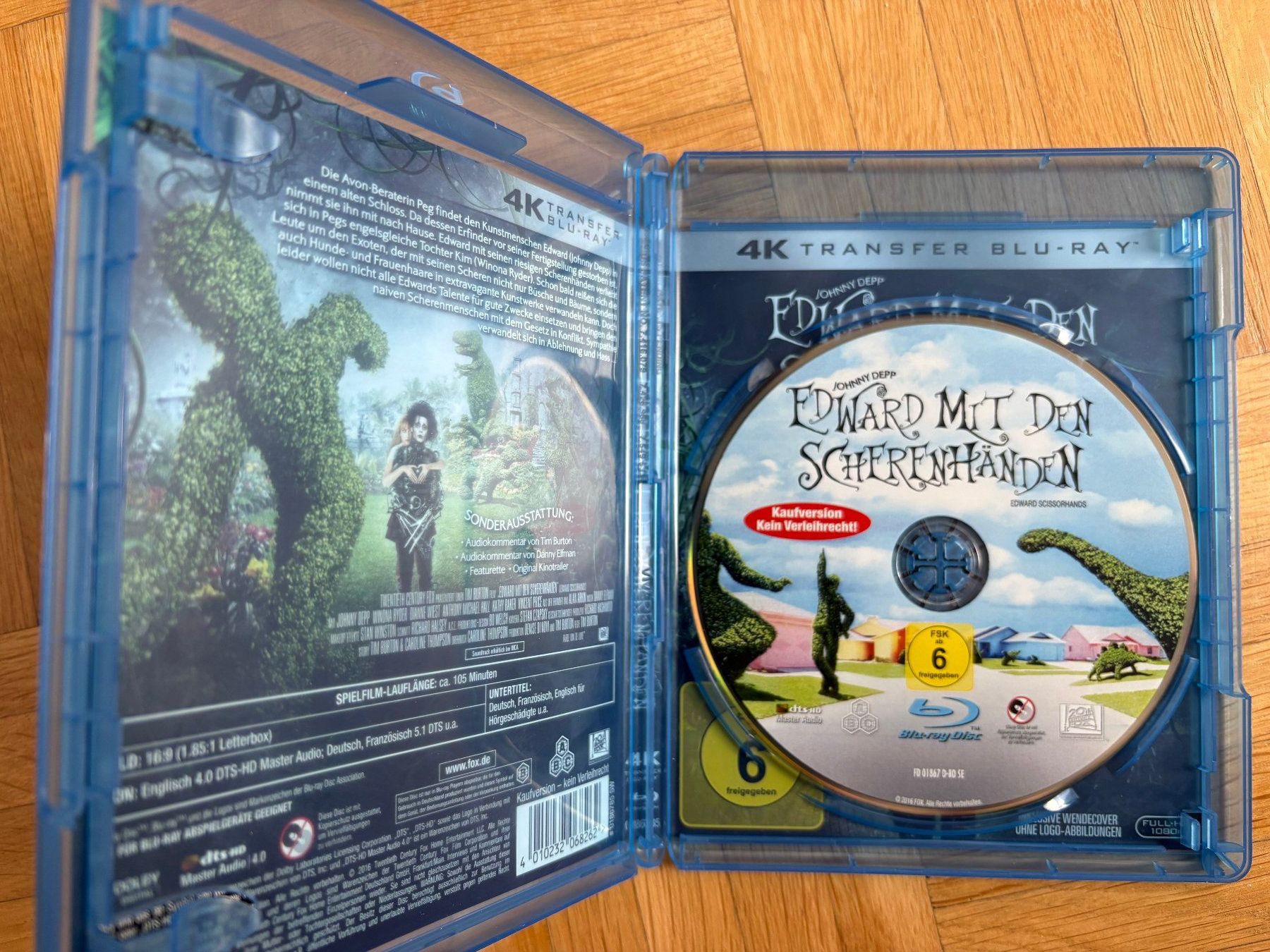 Tutti i DVDs: Edward mit den Scherenhänden - 25th Anniversary Edition – Nuovo (secondo la descrizione) da Zürich venduto da Malcom 1