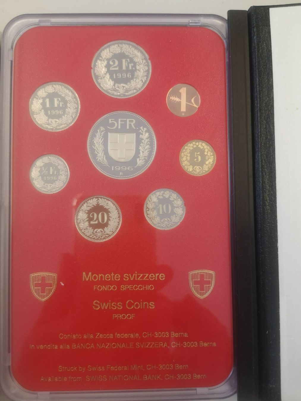 Tutti le monete: (1996) Orig. Münzsatz 1996, PP mit Karton – Usato da Rüthi (Rheintal) venduto da erdnuessli1