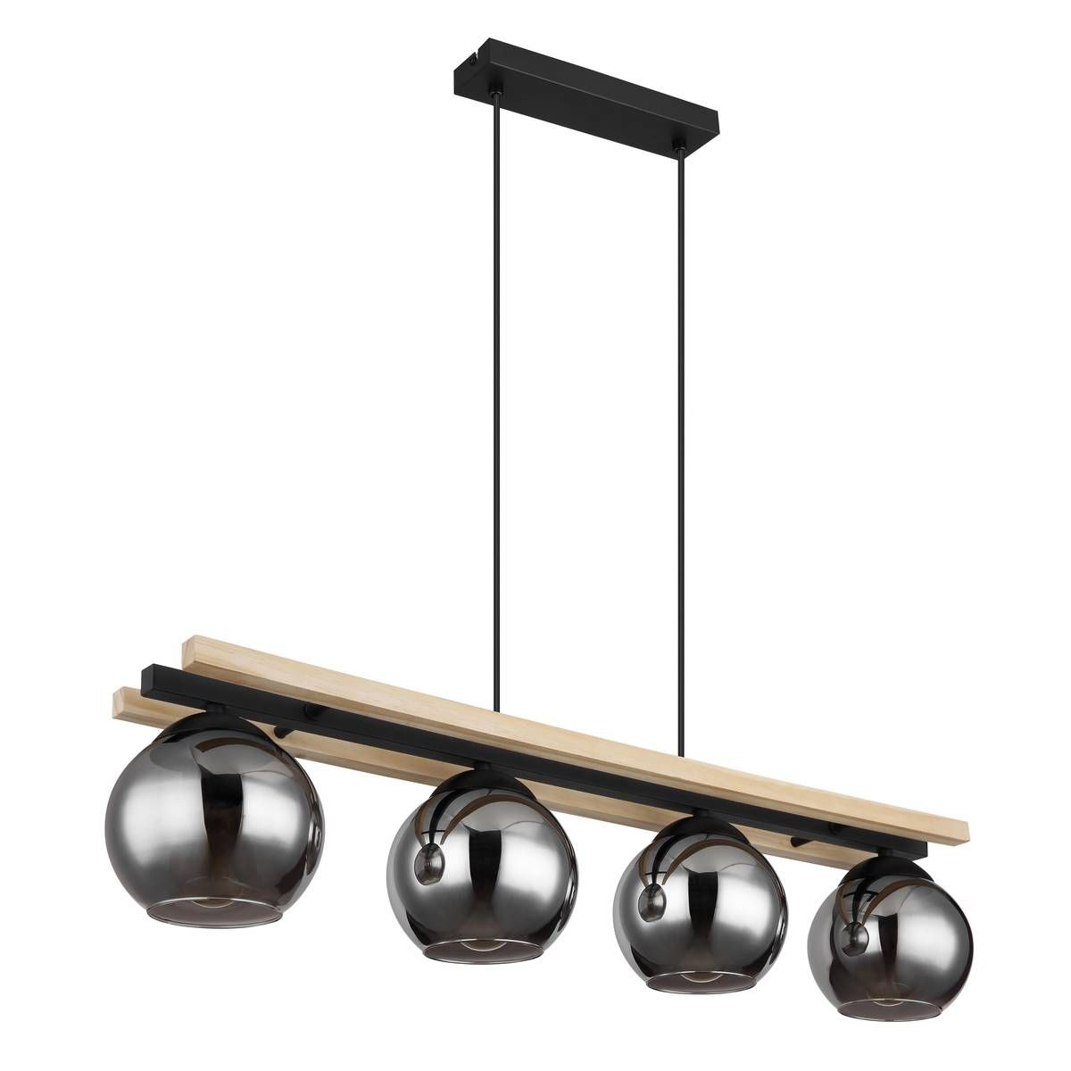 Lampadari & plafoniere: Pendelleuchte, Glas, Holz, 85 cm x 15 cm – Nuovo (secondo la descrizione) da Kreuzlingen venduto da Smart-Light 3
