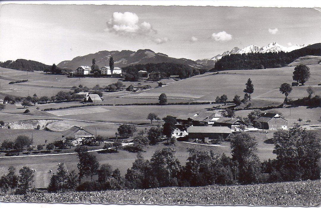 Cartoline postali: LE MOURET, institut Sonnenwil – Usato da Les Verrières venduto da Scampi0