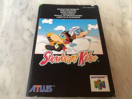 ANLEITUNG FÜR SNOWBOARD KIDS NINTENDO 64