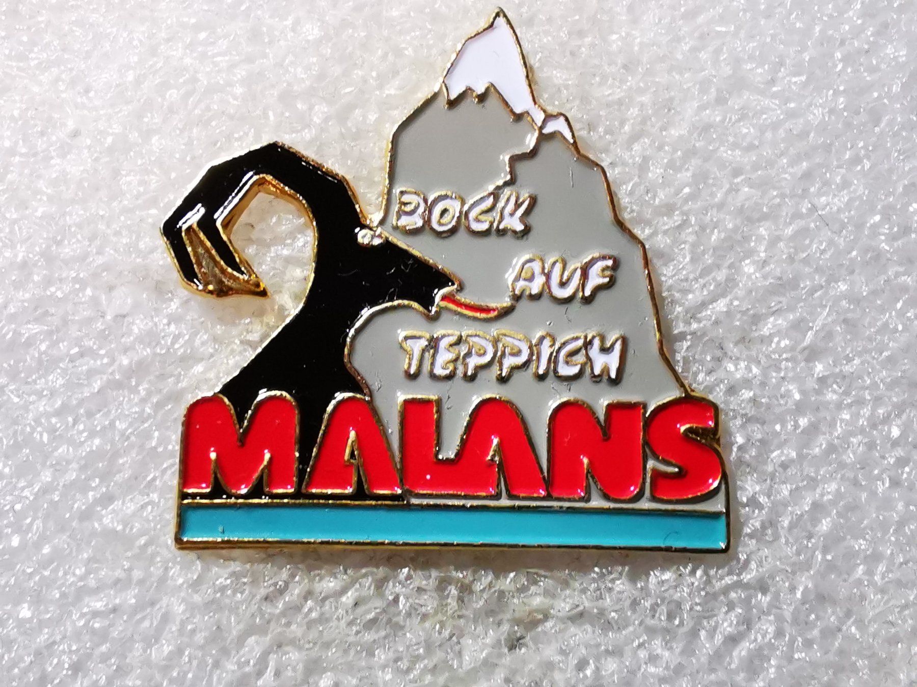 Placchette & Badge: Ansteckpin 90: Malans – Usato da Oppligen venduto da Pin-Fall-Shop