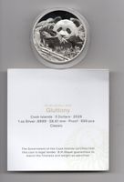 (2316) Cook Islands, 5 Dollar 2026, Riesenpanda, pp, farbig
