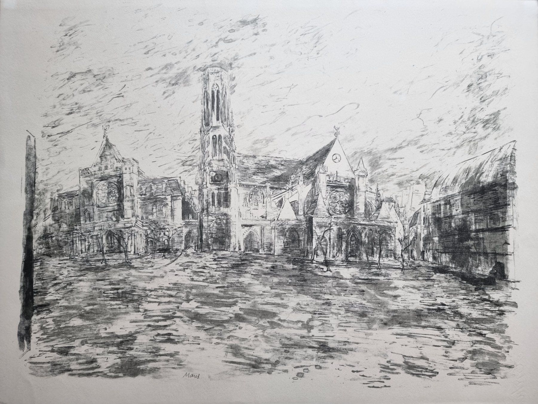 Grafica & Litografie: CURT MANZ LITHOGRAPHIE SIGNIERT – Usato da Gersau venduto da kunst-online 2
