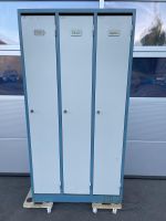 Garderobenschrank Spindschrank mit 3 Abteilen, abschliessbar