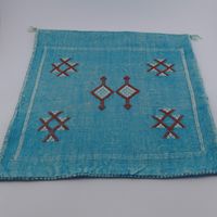 Sabra Kissenbezug aus Kaktus-Seide, Vintage -Look